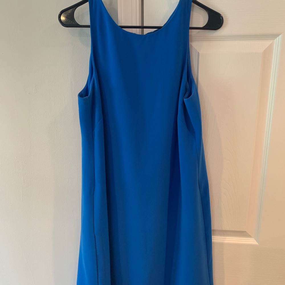 RALPH LAUREN sleeveless royal blue dress size 10